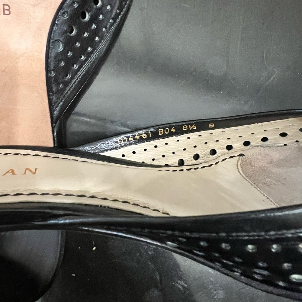 Cole Haan Black Kitten Heel Mules - Picture 4 of 7